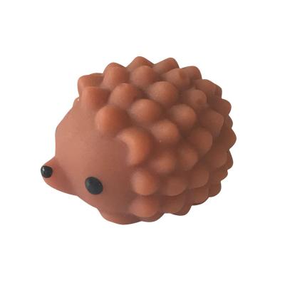 China Lovely Novelty Soft Round Hedgehog TPR Mini Mochi Material Toy for sale