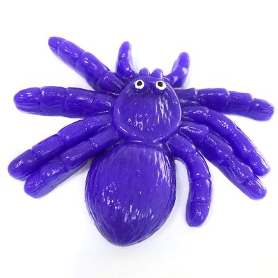 China Children's Toys Factory Direct Selling TPR Material Crawling Soft And Sticky Spider Crawling Down Toy Prank Toy For Boys for sale