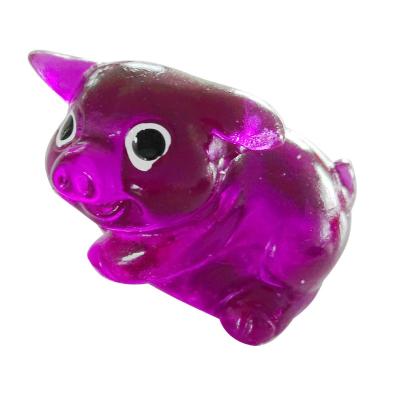 China Small TPR Lovely Novelty Soft Sticky Jelly Pig Toy For Promotion Gift for sale