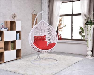 China Outdoor Eco-Friendly Baby Shower Wicker Swing Chair Rattan Swing Basket Rattan Basket Chair for sale