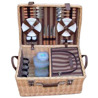 China Wholesale Good Quality China Large Rectangle Basket Picnic Travel Basket for sale