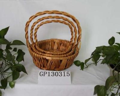 China China Wicker Basket Wicker Opens Storage Basket Gift Basket for sale