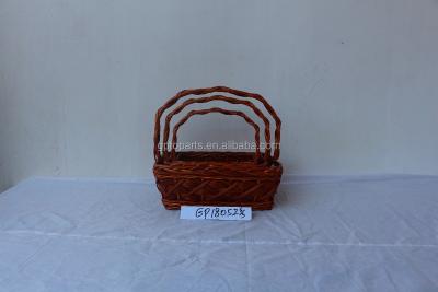 China Cheap China Large Wicker Rattan Cornucopia Basket for sale