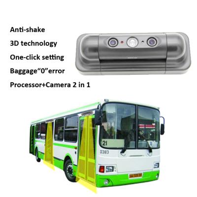 China New Launch 2 Camera Sensor Processor Integration Passenger Counter Traffic People Counting For HPC168 Bus for sale