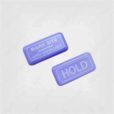 China EAS Towel Security Towel Tag AM RF Anti Theft Towel Anti Theft Tag Blue EAS Towel Tag for sale