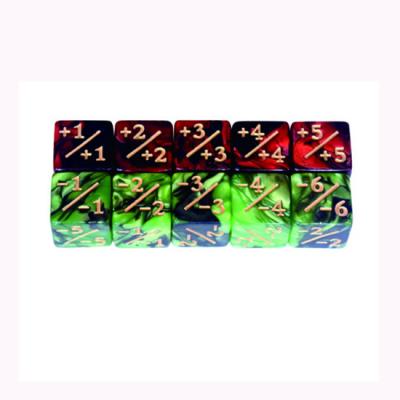 China Casino Polyhedral Gambling Dice Plastic Cubic Dies Set TRG142 for sale