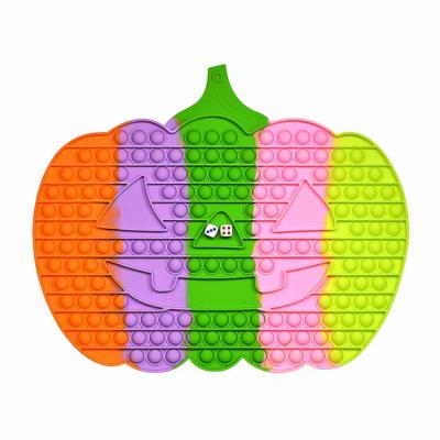 China Silicone Pumpkin Bubble Stir Toy Hand Press Stress Reliever and Anti-Anxiety Tool for sale