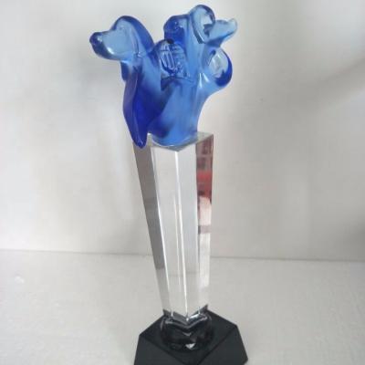 China Europe Customized With Wholesale Crystal Sports Theme Awards Trophy for sale