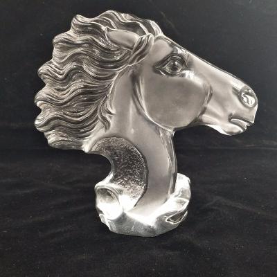 China Europe 2020 crystal awards and trophies horse head crystal trophy for sale