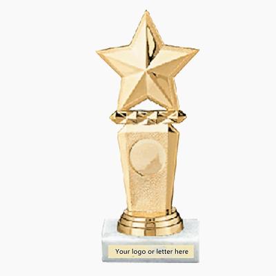 China Wholesale Nice Trophy Coins Cup Star Shape Award Trophy For Souvenir for sale