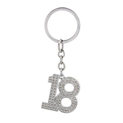 China Promotion Gift Custom Design Irregular Plating Stainless Steel Die Casting Silver Key Chain With Key Holder for sale