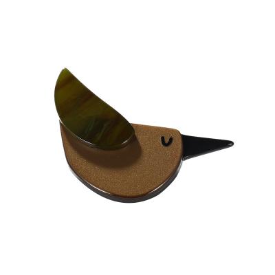 China Customizable color styles European simple fashion contrast color temperament bird brooch Korean female and American acrylic Brooch Pin for sale