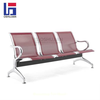 China Modern Airport Metal Hospital Waiting Room Chair Used Three Seat Public Waiting Chair SJ820 for sale