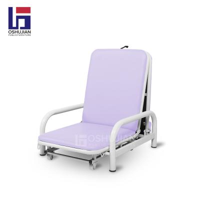 China Modern Hospital Folding Medical Sleep Accompany Chair Clean Bed for sale