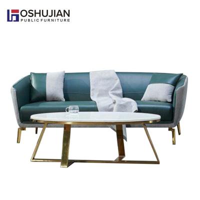 China From Sofa Factory Modern Sectional PU Leather Reception Waiting Room Office Sofa Set Modern Furniture Directly for sale