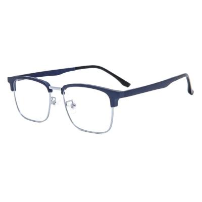 China TR-90 with metal mix glasses frames 88010 mixed TR90 men unisex eyeglasses eye glasses sight optical glasses frames for sale