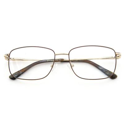 China Myopia Men's Classic Metal Rim Optical Frames Full Frames High Quality Rim Profile Glasses Optical Frame for sale