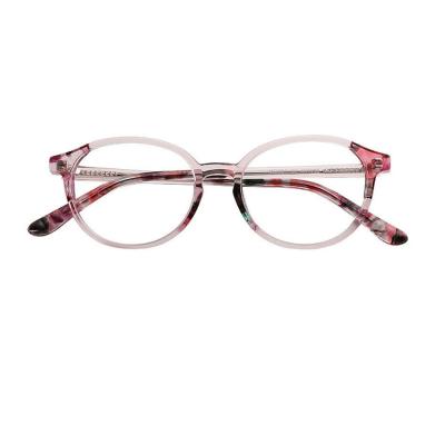 China ME001 Fashionable 2022 Ready In Glass Stock Optical Frames Acetate Kids Children Eye Shiny Color for sale