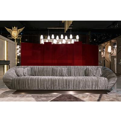 China Wholesale Chinese Luxury Home Furniture Modular Living Room Villa Factory Fabric Sofa Couch Sofa Sets for sale