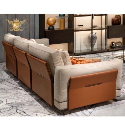 China KF HOUSE Stretch Manufacturers Wholesale Modern Living Room Furniture Living Room Suite Sofa Set For Sitting for sale