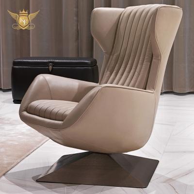 China Italian Modern Rotate Armchairs Art Furniture Hotel Gold Stainless Steel Velvet Fabric Living Room Sofa Luxury Modern Leisure Chair for sale