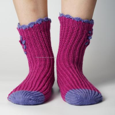 China Anti-slip OEM Socks Super Soft Floor Sock Comfortable Sweater Socks for sale