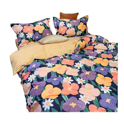 China New Anti-Static Cotton Jet High Quality Printing Four-Piece Set Cotton Three-Piece Set for sale