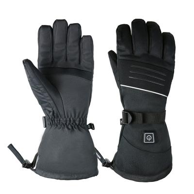 China Men's 7.4v Lithium Battery Smart USB Rechargeable Winter Electric Heated Glove Work Riding Gloves for sale