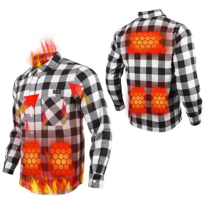 China Winter Anti-pilling Outdoor Shirt Plus Sizes Heating Outwear Shirt Long Sleeves Passionate Shirt For Men for sale