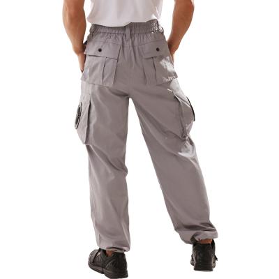 China 2020 New Technology Anti-wrinkle Solid Color Gray Men Fan Cooling Pants For Logo Design Print for sale