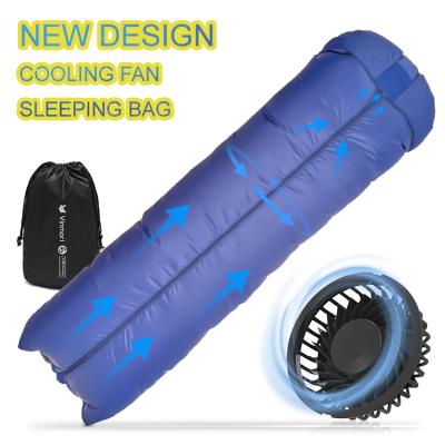 China OEM ODM Multicolor Camping Fan Sleeping Bag Eco - Friendly Light Weight For Adults Summer for sale