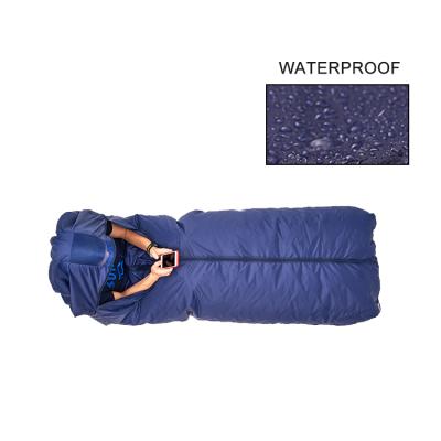 China 2pcs Air Blower Travel Sleeping Bag Eco - Friendly Ultralight Inflatable Light for sale