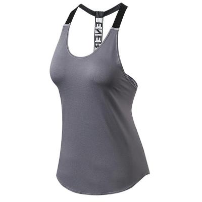 China QUICK DRY Common Multicolor Bright Colors Bright Colors Workout Yoga Wear Elastic Tank Top Women Sports Shirts for sale