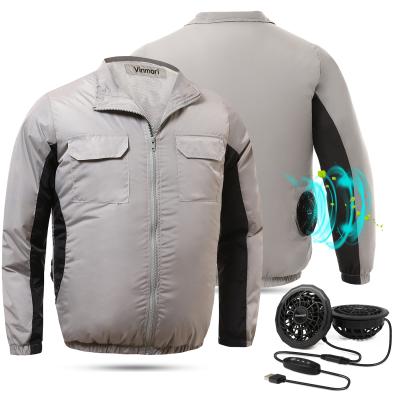 China Viable powered by rechargeable battery jacket with Mini Fans Air Cooling /Air-conditioned clothing for sale