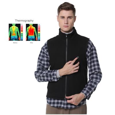 China Anti-Wrinkle Constant Temperature Graphene Thermal Insulation Heated Electricity Vest for sale