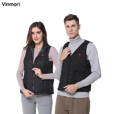 China Professional Anti-wrinkle Manufacturer Rechargeable Waterproof Sport Battery Zipper Safety Heating Vest Motorcycle for sale