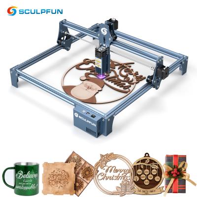 China Au Hot Sale SCULPFUN S9 Laser Cutting Machine 90W Auto Laser Engraving Machine Eco-Friendly Using Mini Marking Machine For Wood for sale