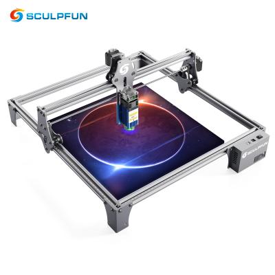 China eco-friendly cutting laser using SCULPFUN S6PRO 60W 410x420mm erea household diode laser engraving machine best prices engrave machine home for sale