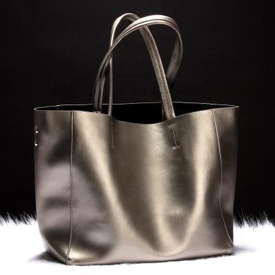 China TL4008 Wholesale Good Quality New Fashion Genuine Leather Bag For Women Tote Leather Lady Handbag Red for sale