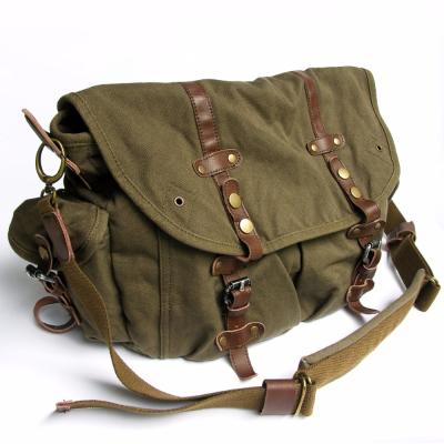 China 2810 Canvas Vintage Style Canvas Satchel Bag For Men Messenger Bag for sale