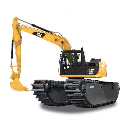 China River-135 Stores Amphibious Swamp Buggy Swamp Construction Material Pontoon Undercarriage Swamp Dredging Excavator For Sale for sale