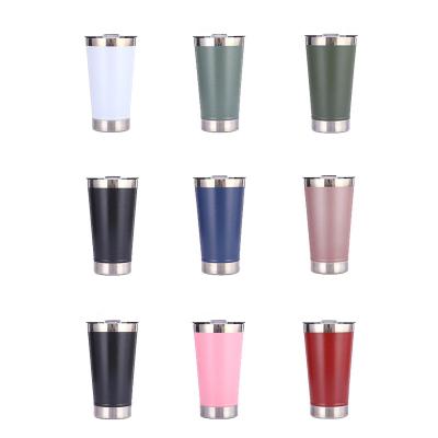 China MYT Disposable Liner Power Double Walled Vacuum Insulated Mugs Stainless Steel 20oz Insulated Tumbler Cup for sale