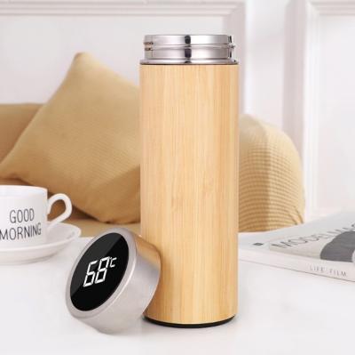 China Business MYT LED vacuum flask temperature display intelligent thermo water bottle for wholesale double wall 304 stainless steel for sale