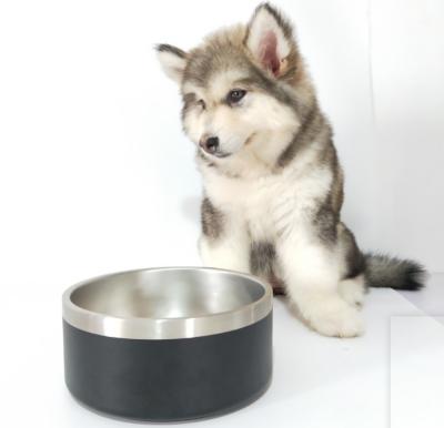 China MYT Wholesale Automatic Pet Feeding Bowl 32oz Stainless Steel Dog Bowl Eco-Friendly Non-slip for sale