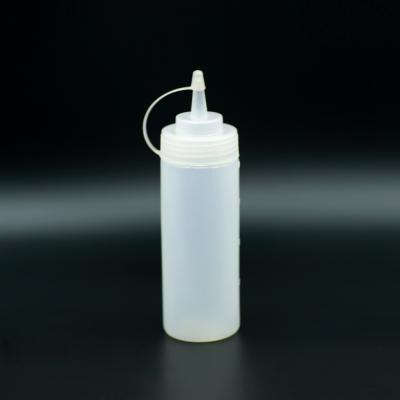 China White Plastic Household Products Soy Sauce Squeeze Bottle 250ml Squeeze Bottle Food Grade Squeeze Bottle for sale