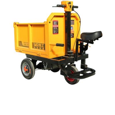 China Storage Wheelbarrow Handling Electric Tricycle Wheelbarrow Dump Truck Agricultural Use for sale