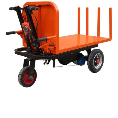 China Gray Electric Storage Truck Electric Site Tricycle Handling Hand Cart for sale