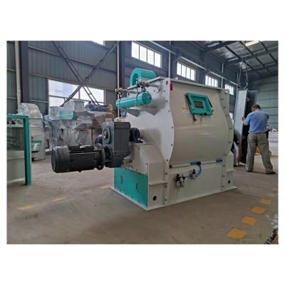 China Powder Feed Industry Horizontal Single Shaft Blade Mixer for sale