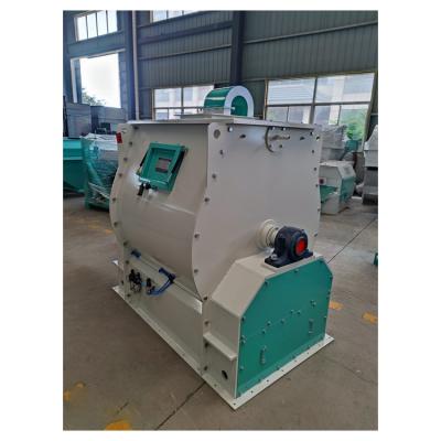 China High Quality Powder Capacity 3m Horizontal Double Shaft Paddle Type Animal Feed Mixing Machine for sale