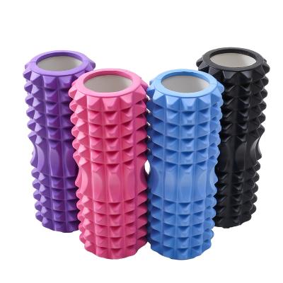 China Wholesale Durable EVA Customizable Logo Fitness Yoga Foam Roller For Muscle Massage for sale